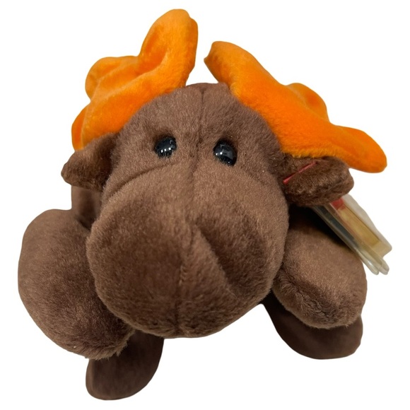 TY Beanie Baby Chocolate the Moose 1993 New With Tags! - Picture 3 of 8